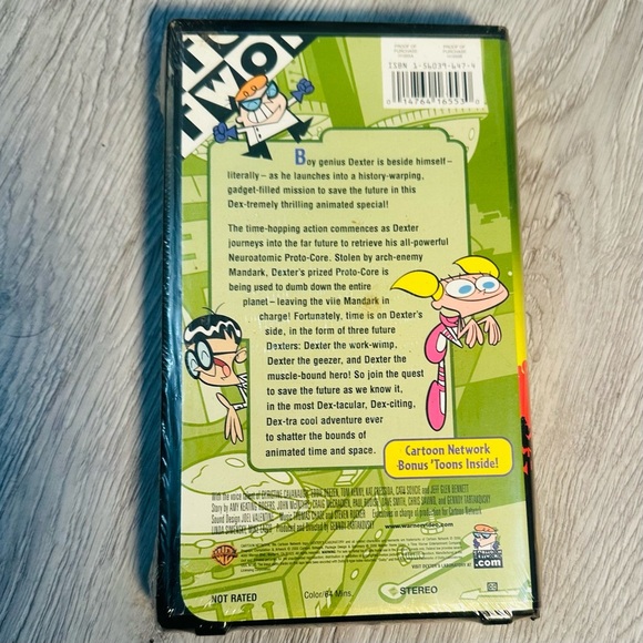 RARE FACTORY SEALED Dexters Laboratory Ego Trip VHS Clamshell Cartoon Network - Picture 2 of 3